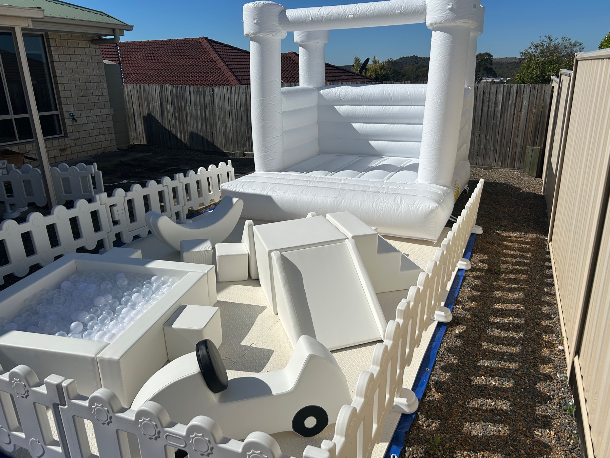 Soft play setup view one